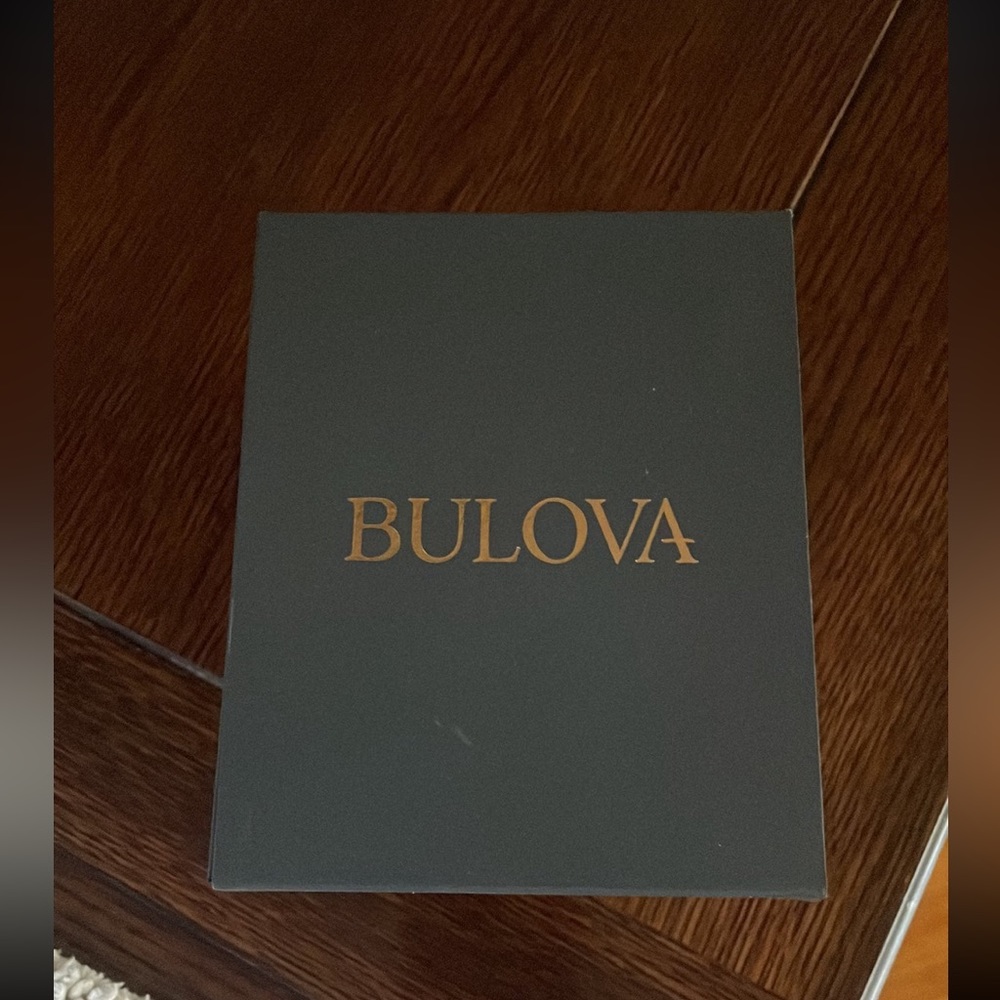 Women’s Bulova watch in silver.  Brand new, tags attached.